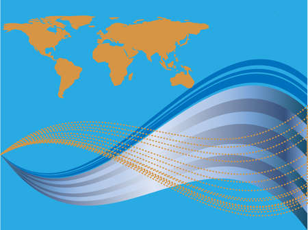 Abstract background with map from http://visibleearth.nasa.gov/のイラスト素材