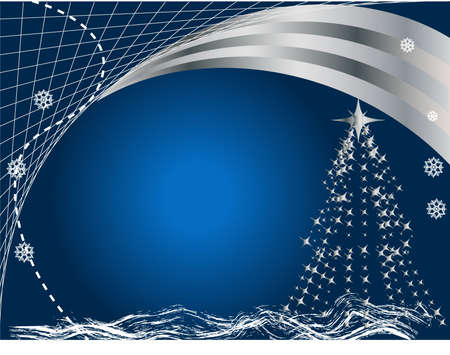 Christmas and New Year's backgroundのイラスト素材