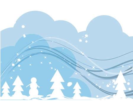 Christmas and New Year's backgroundのイラスト素材