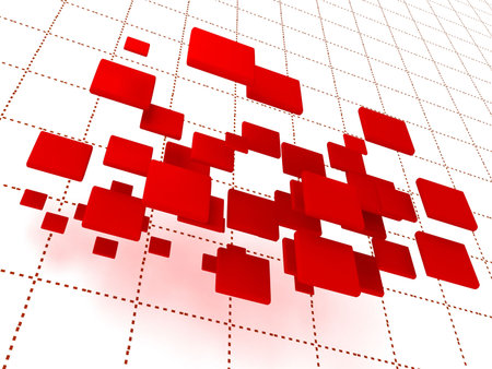 Abstract 3D background for company presentation