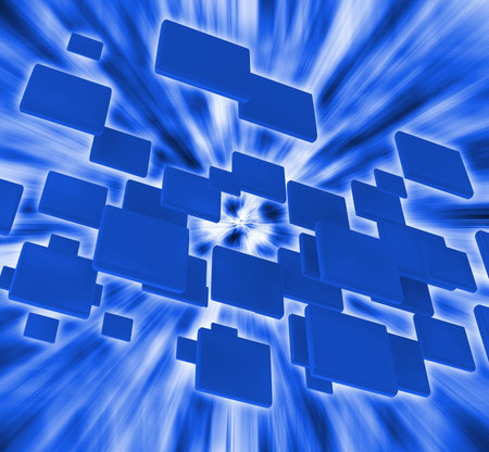 Abstract 3D background for company presentation