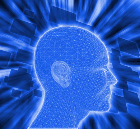 Abstract 3D background for company presentationの写真素材