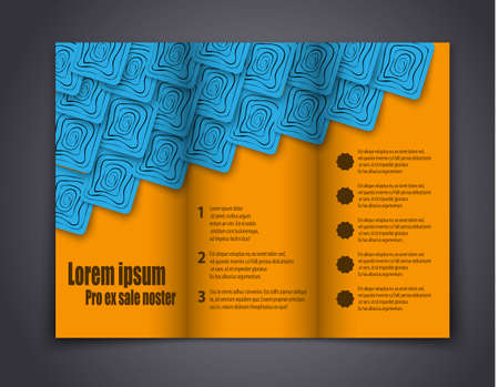 Abstract template brochure for designのイラスト素材