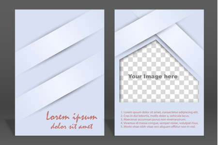 Vector  brochure or magazine cover  templateのイラスト素材