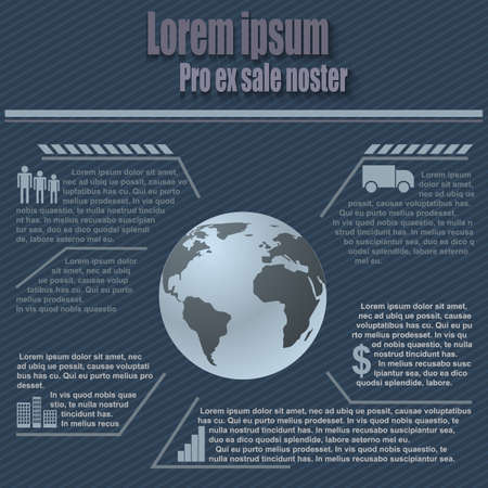 Teamwork social infographic, diagram, presentationのイラスト素材