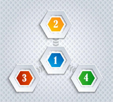 Teamwork social infographic, diagram, presentation. Layout for your optionsのイラスト素材