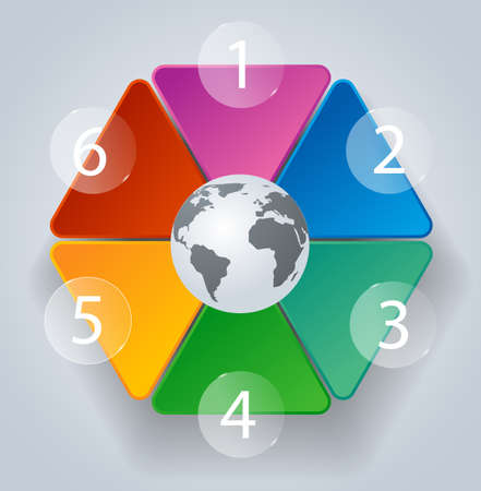 Teamwork social infographic, diagram, presentation. Layout for your optionsのイラスト素材