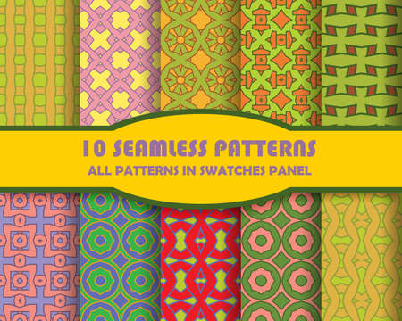 Vector seamless pattern. Abstract stylish background epsのイラスト素材