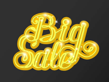 Big sale in supermarket. concept of e-shopping and sale. Vector illustrationのイラスト素材