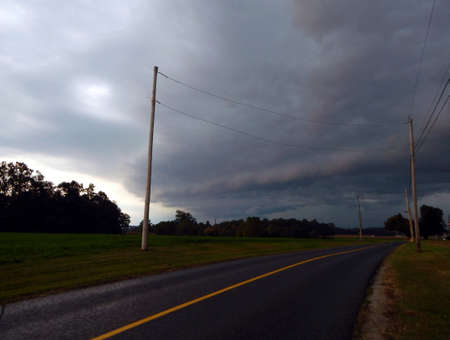 Severe Thunderstorm in Little Britian, PA IIの写真素材