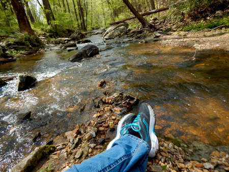 Chillin' Creek Feetの写真素材