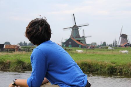 Closeup of a manの写真素材