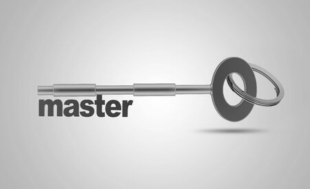 Masker key concept, High resolution sharp 3d renderingの写真素材