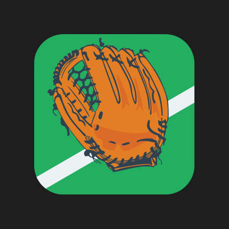 Baseball Glovesのイラスト素材