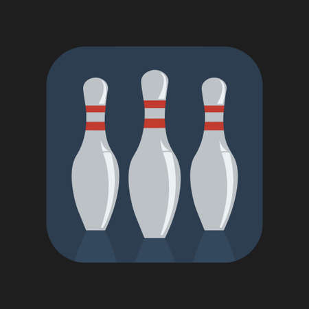 Bowling pinのイラスト素材