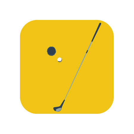Golf Stick iconのイラスト素材