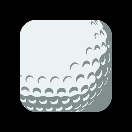 Golf ball iconのイラスト素材