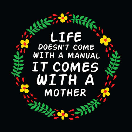 Life not come with a manualのイラスト素材