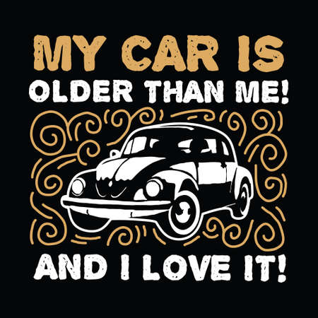 My Car is older than meのイラスト素材