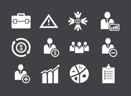 Business Icon Set Bundle. Best for your businessのイラスト素材