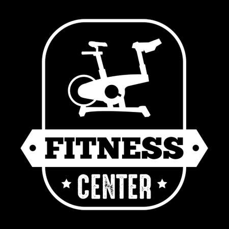 Fitness badge, good for print design.のイラスト素材