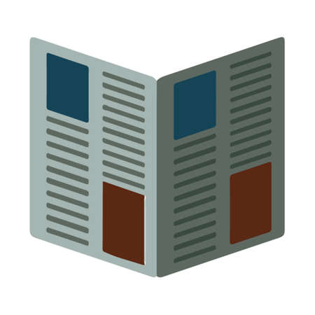 Newspaper Icon, Application Color icon use vector good for your appのイラスト素材
