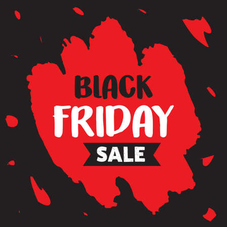 Black Friday Banner ad for your business Event, good for printのイラスト素材