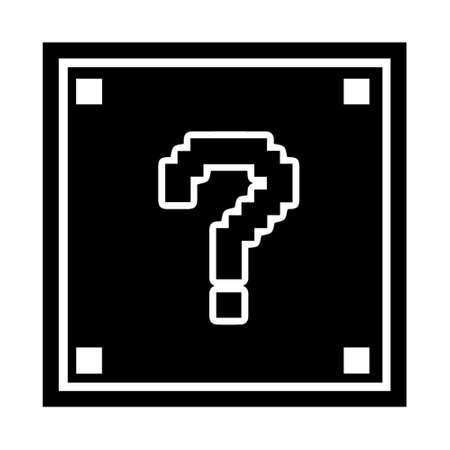 Frequency Ask Question Icon, black Icon Color, good for your web or mobile appのイラスト素材