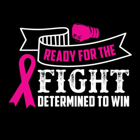 Breast Cancer Quote and Saying. 100 Vector Best for print design like t-shirt, mug, pillow, poster and otherのイラスト素材