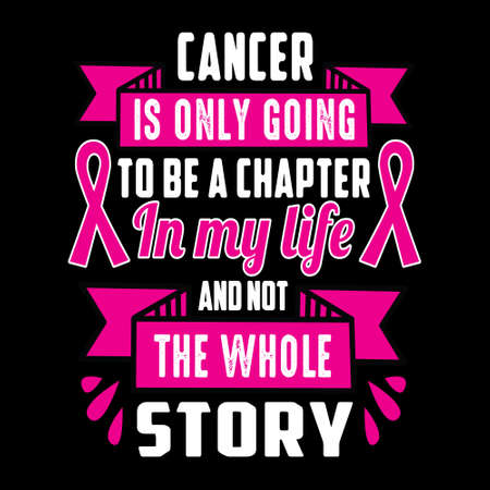 Breast Cancer Quote and Saying. 100 Vector Best for print design like t-shirt, mug, pillow, poster and otherのイラスト素材