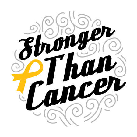 Cancer Quote and Saying Setのイラスト素材