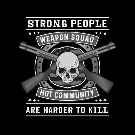 Event T Shirt Club Template, Shooting Club Communityのイラスト素材