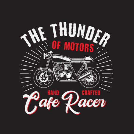 The Thunder Motorcycle Club. Vector Template good for your t shirt event.のイラスト素材