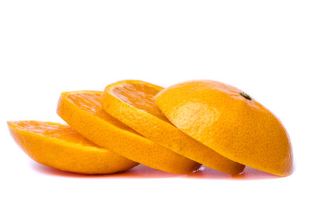 Orange slice topview