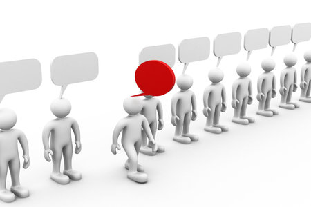 One person speaks the truth or the correct answer; 