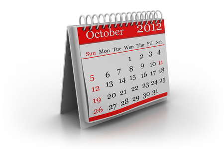 spiral calendar		の写真素材