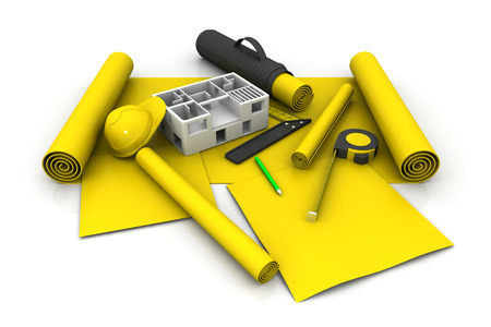 construction plan 	の写真素材