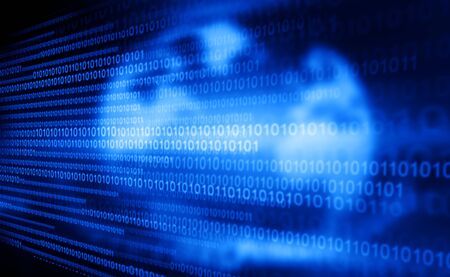 Binary backgroundの写真素材