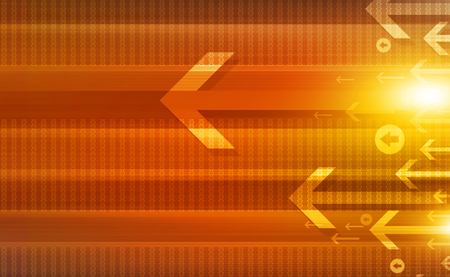 Moving business arrowsの写真素材