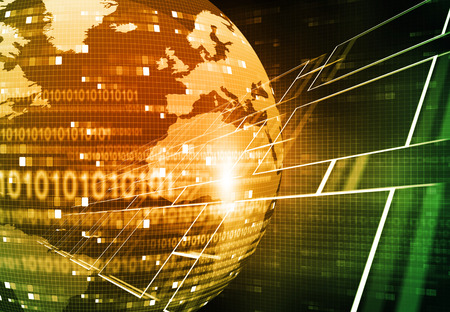 Global networking concept of businessの写真素材