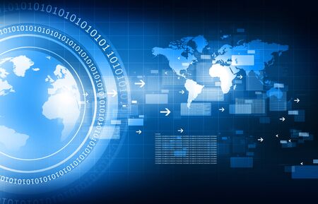 Global communication technology backgroundの写真素材