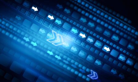 Business Arrow Graph. Financial backgroundの写真素材