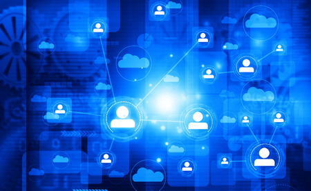 Global network conception. business network 	の写真素材