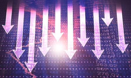 Abstract arrow backgroundの写真素材