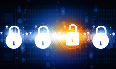 internet security concept. digital backgroundの写真素材