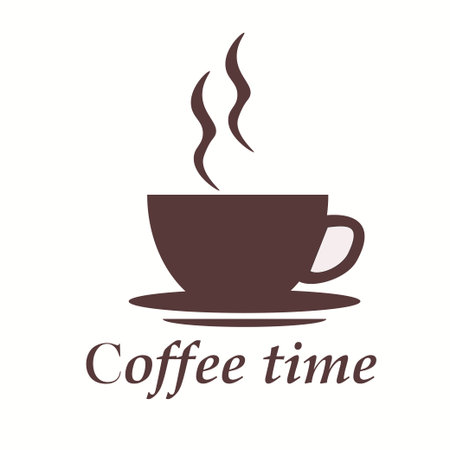 Brown coffee cup. Vectorのイラスト素材