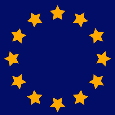 European union flag. Vector