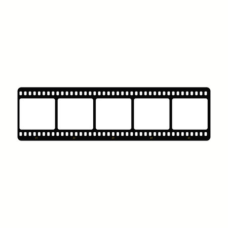 Vector Film Strip. Cinema Film Strip concept. Template Film Strip, isolatedのイラスト素材