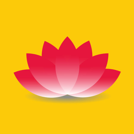 lotus flower logo vector icon designのイラスト素材