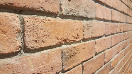 Background of brown brick wall
